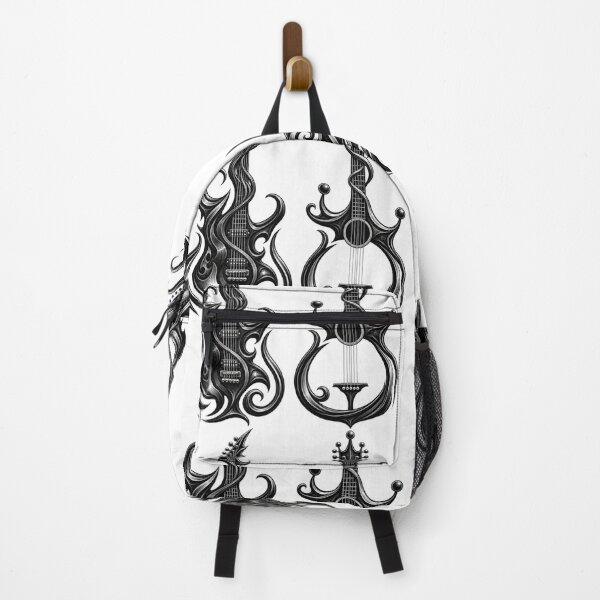 Item preview, Ornamental Guitar Art – Gothic Tribal Music Design | Fantasy Guitar Streetwear Graphic designed and sold by zdzdesigner.