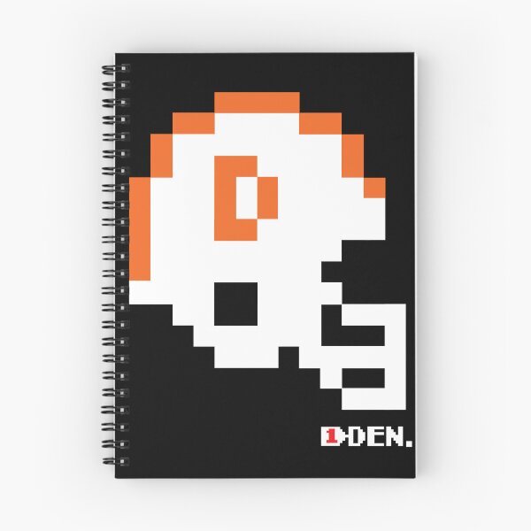 Item preview, Broncos White Alternate Tecmo Bowl Helmet designed and sold by TecmoBowlSports.