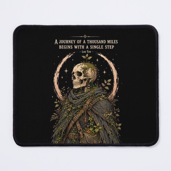 Item preview, Overgrown Skeleton Wanderer Quote Art designed and sold by -DEEWOLF-.