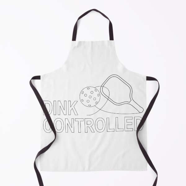 Item preview, Dink Controlled Indoor Pickleball Gifts Black Vector Line Art Paddle Graphic Minimalist designed and sold by MoqunaDesign.