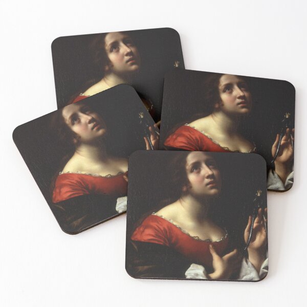 Item preview,   Sant Apollonia - Saint Portrait Print – Baroque Religious Wall Art for Classic Home Decor designed and sold by RickE.