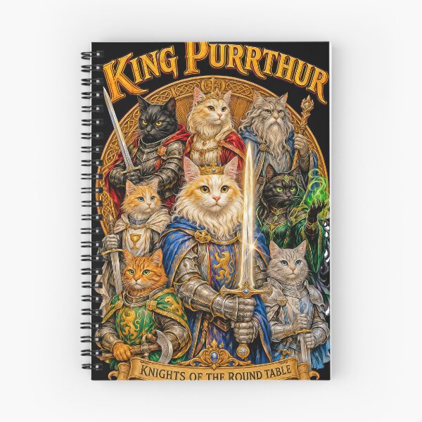 Item preview, King Purrthur and the Knights of the Round Table designed and sold by FULLCOLOR2099.