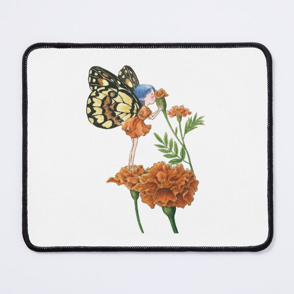 Item preview, June 5th birthday flower Marigold Fairy designed and sold by birthflower.