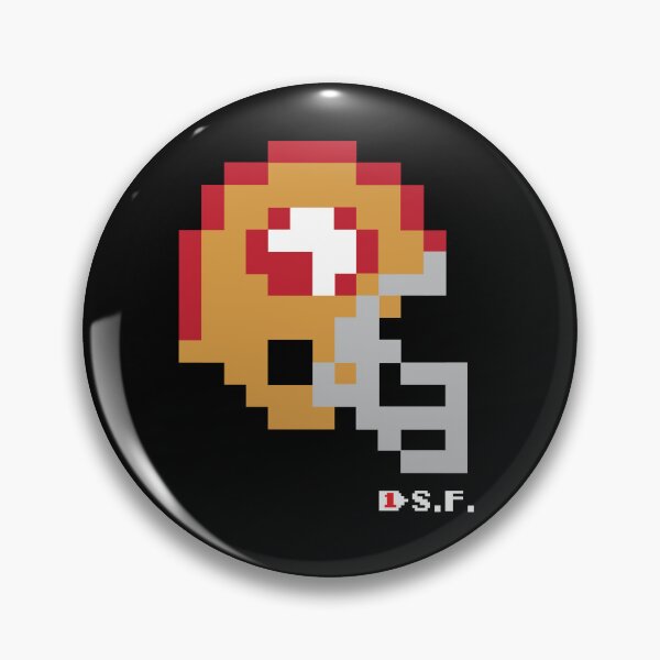 Artikelvorschau, 49ers Tecmo Bowl Helm entworfen und verkauft von TecmoBowlSports.