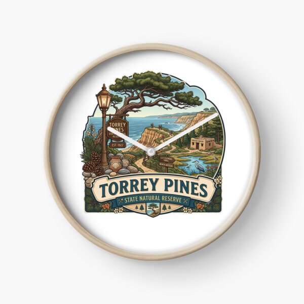 Item preview, Torrey Pines State Natural Reserve California Vintage Emblem designed and sold by LittleArij.