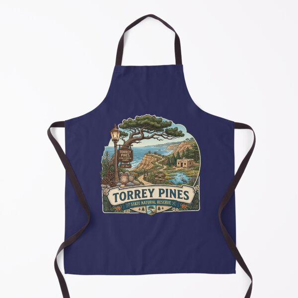 Item preview, Torrey Pines State Natural Reserve California Vintage Emblem designed and sold by LittleArij.