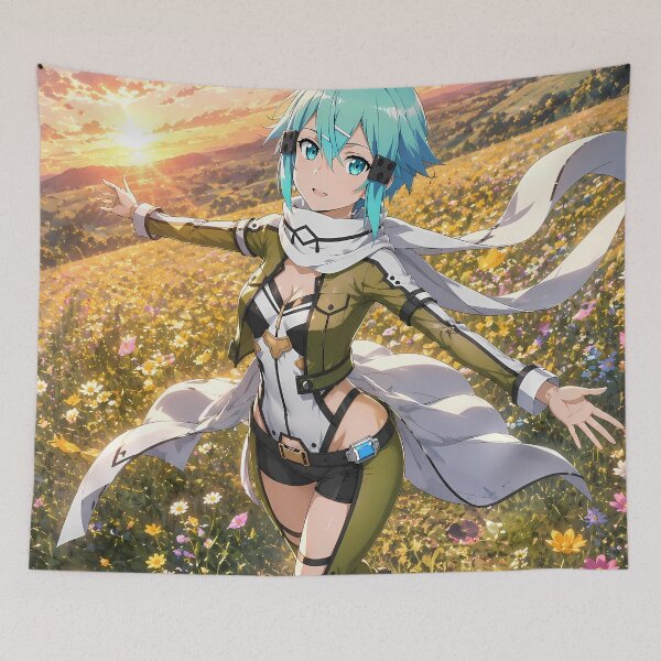 Item preview, Sinon Sword Art Online Sunset Flower Meadow designed and sold by mildaclairmo.