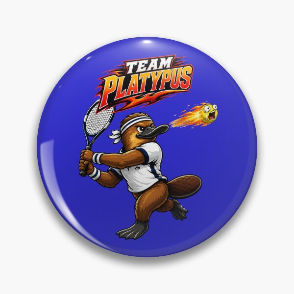 Item preview, Team Platypus - Platypus playing tennis designed and sold by shorethings.