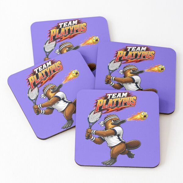 Item preview, Team Platypus - Platypus playing tennis designed and sold by shorethings.