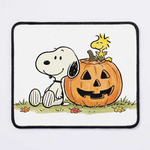 Item preview, Snoopy with a pumpkin | Halloween | October designed and sold by ArtByAlexWalls.