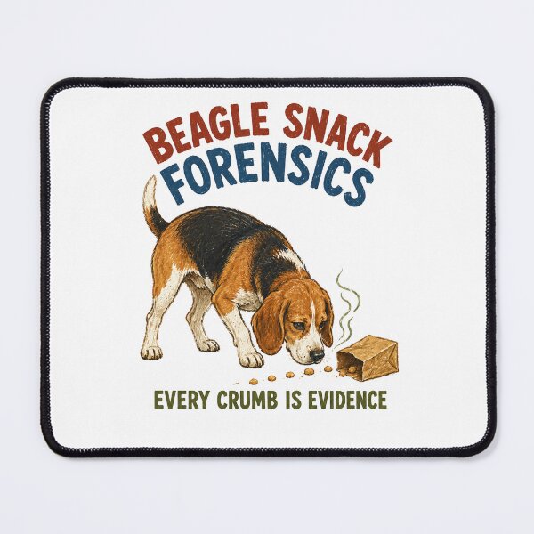 Item preview, Beagle Snack Forensics – Every Crumb Is Evidence designed and sold by Lacritsa .
