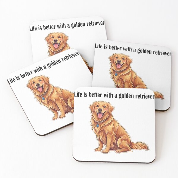 Item preview, Life is better with a golden retriever designed and sold by BARAKAT DZIGN.