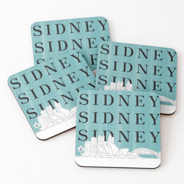 Item preview, Sidney blue poster designed and sold by dudaoliveira.art.