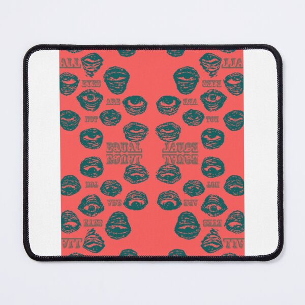Item preview, All Eyes Are Not Equal-a Design Featuring A Washed-out Vermilion Hue Posters And Art Prints Graphic designed and sold by maiamisalooga.