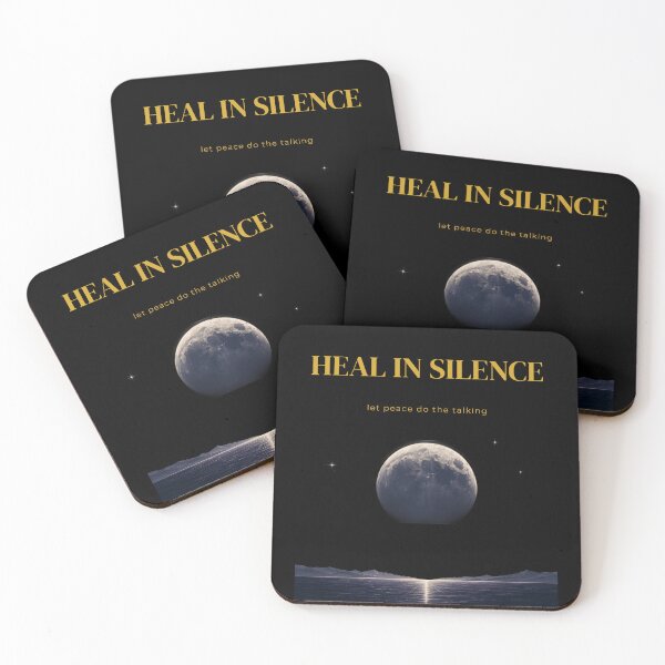 Item preview, Heal in Silence, Find Inner Peace designed and sold by Hayir Design.