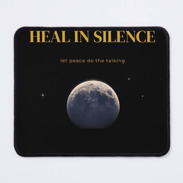 Item preview, Heal in Silence, Find Inner Peace designed and sold by Hayir Design.