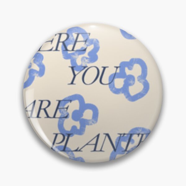 Item preview, Bloom Where You Are Planted-pastel Blue Floral Quate Design Graphic designed and sold by maiamisalooga.