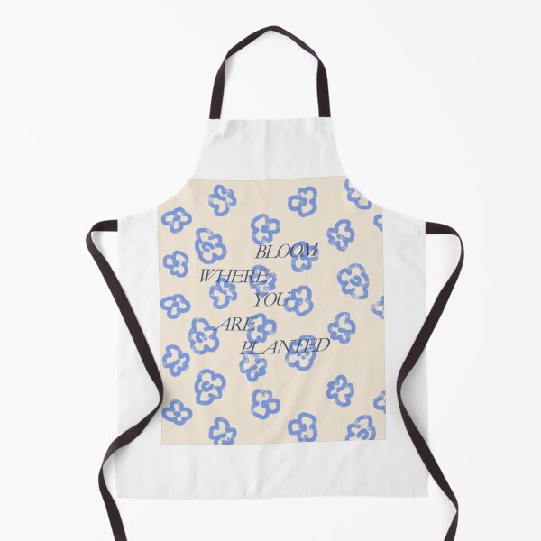 Item preview, Bloom Where You Are Planted-pastel Blue Floral Quate Design Graphic designed and sold by maiamisalooga.