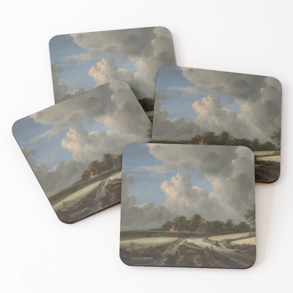 Item preview, Wheat Fields Landscape Painting Jacob van Ruisdael Dutch designed and sold by galadrielland.