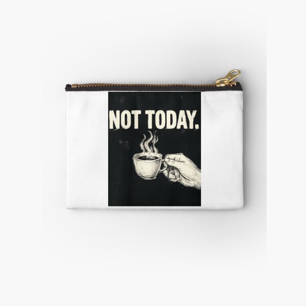 Item preview, Not Today Shirt – Minimalist Coffee Streetwear – Urban Aesthetic Gift designed and sold by FurryPrintLab-FurryPrintLabDesign.