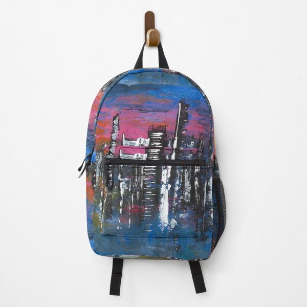 Item preview, City Sunset - Gritty Abstract Urban Skyline designed and sold by ShonaCallumArt.