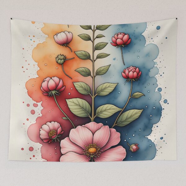 Item preview, Flowering arborvitae in watercolor style designed and sold by Mianku | Für das Leben.