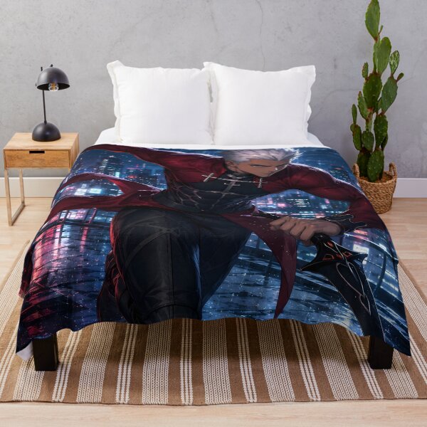 Item preview, Archer Fate Stay Night Neon Moon Rooftop designed and sold by mildaclairmo.