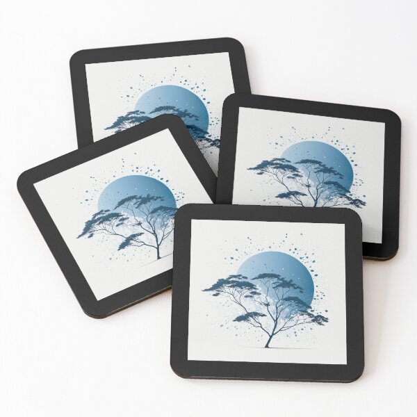 Item preview, Nature in Blue Silhouette  #1 designed and sold by Helios Be. Lavsh.