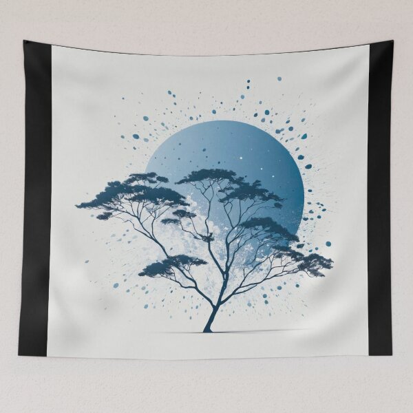 Item preview, Nature in Blue Silhouette  #1 designed and sold by Helios Be. Lavsh.