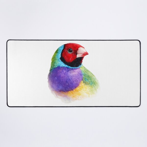 Item preview, Gouldian Finch: Painted Australian Finch designed and sold by Jaruart.