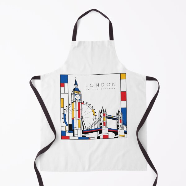 Item preview, London Mondrian style poster 3D designed and sold by CMYKStudio.