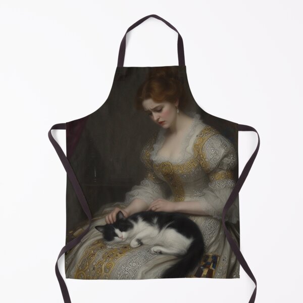 Item preview, Lady and Her Dying Cat designed and sold by TheDarkWardrobe.
