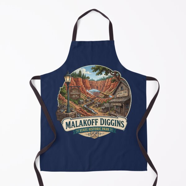 Item preview, Malakoff Diggins Historic Mining Town California Emblem designed and sold by LittleArij.