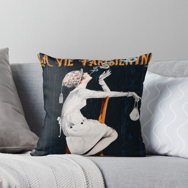 Item preview, La Vie Parisienne cover art - Woman Smoking - Art Nouveau Paris Print – Vintage Fashion Poster for French Decor Lovers designed and sold by RickE.