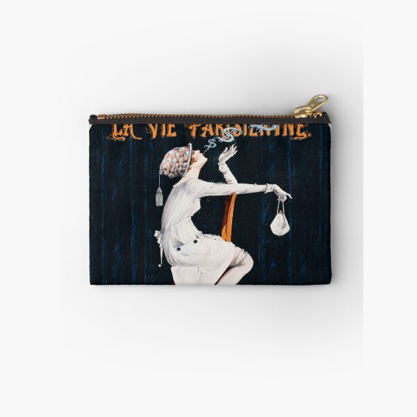 Item preview, La Vie Parisienne cover art - Woman Smoking - Art Nouveau Paris Print – Vintage Fashion Poster for French Decor Lovers designed and sold by RickE.