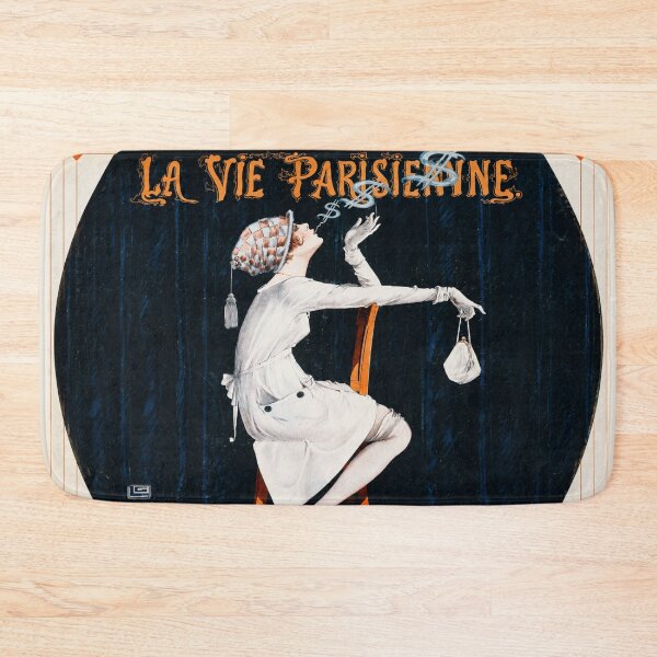 Item preview, La Vie Parisienne cover art - Woman Smoking - Art Nouveau Paris Print – Vintage Fashion Poster for French Decor Lovers designed and sold by RickE.