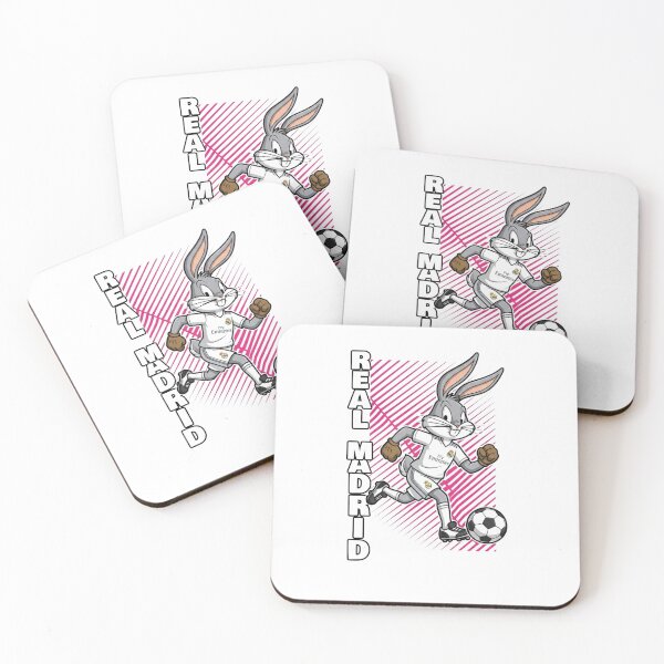 Item preview, Funny Bunny Football Player Real Madrid Style Soccer Art designed and sold by annaarthk.