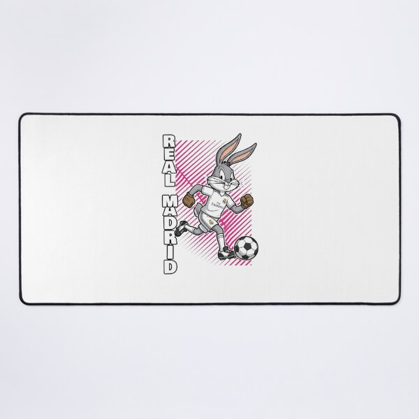 Item preview, Funny Bunny Football Player Real Madrid Style Soccer Art designed and sold by annaarthk.