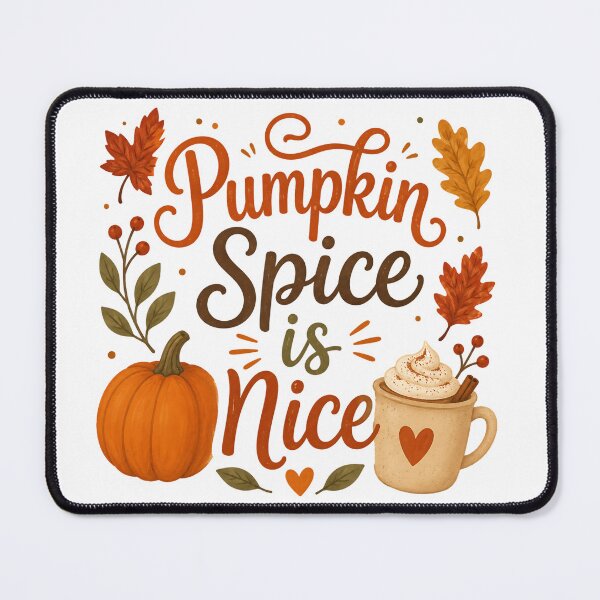 Item preview, Pumpkin Spice is Nice designed and sold by WJ Cozy Creations.