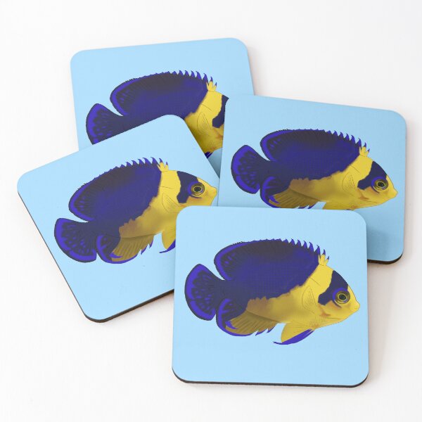 Item preview, Purple Masked Angelfish designed and sold by Copperbora.
