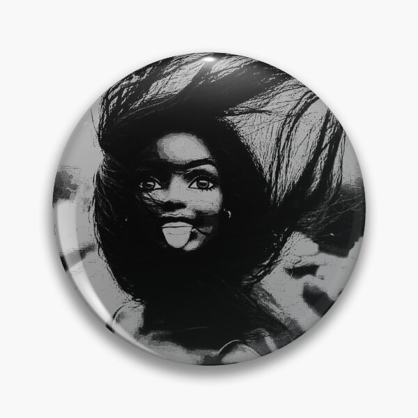 Item preview, DOLL FACE MEME - DISTRESSED BLACK DOLL MEME designed and sold by delllsdesigns.