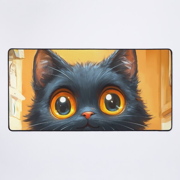 Item preview, Bombay Cat Newspaper Reader Bathroom Kawaii Black Cat designed and sold by mildaclairmo.