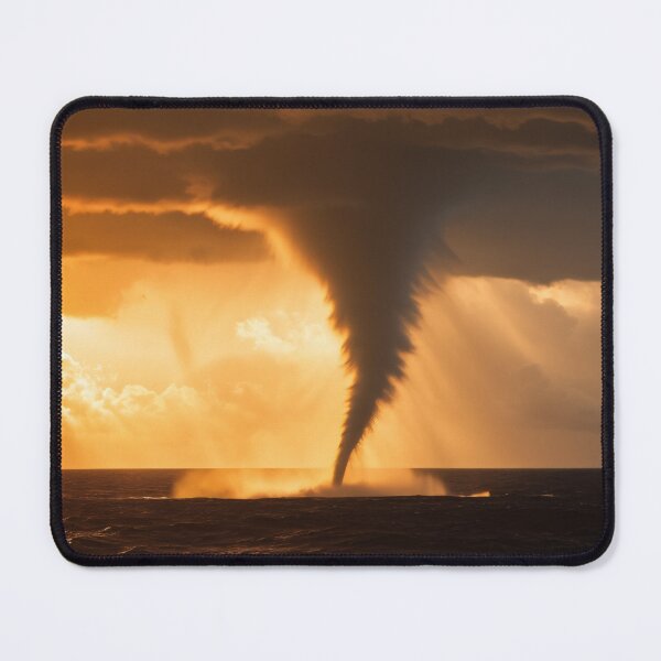 Item preview, Sunset Waterspout - Golden Storm Art designed and sold by CrippiCrippi.