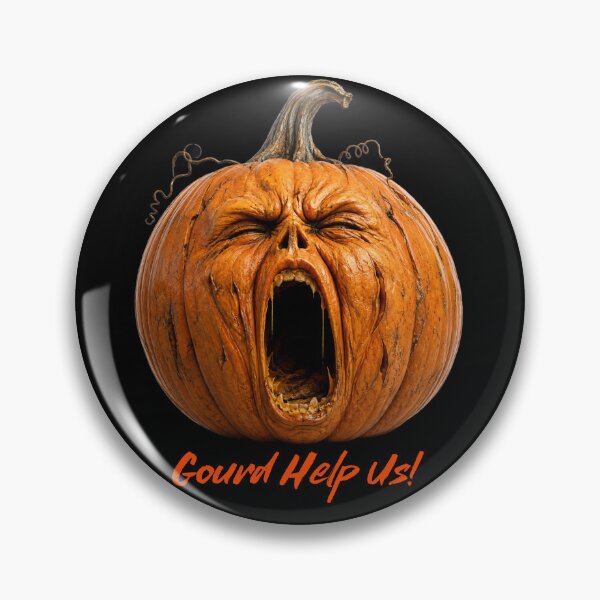 Artikelvorschau, Gruseliger Halloween-Kürbis-Schrei entworfen und verkauft von Giddy Bear Gifts.