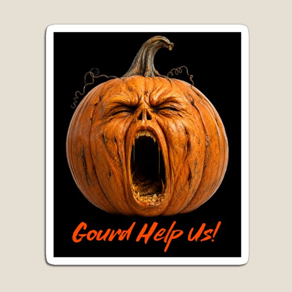 Item preview, Terrifying Halloween Pumpkin Screaming designed and sold by Giddy Bear Gifts.