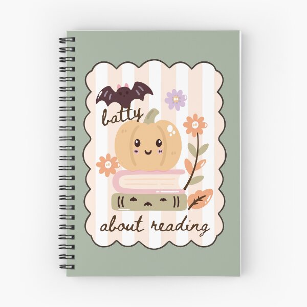 Item preview, Batty About Reading Bat, Love to Read, Fall Books, Autumn Reader, Pumpkin Bookish designed and sold by Forevermore.