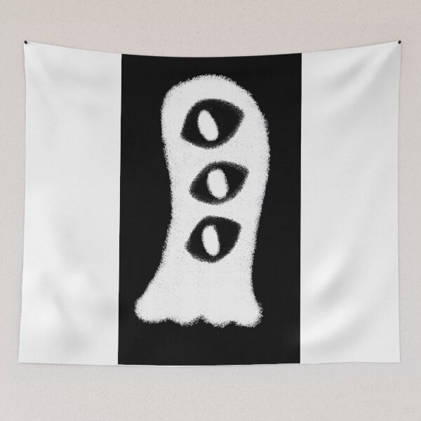 Item preview, Abstract Three Eyed Ghost designed and sold by Strow--bary.