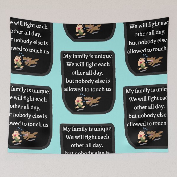 Item preview, My Family Is Unique Funny Sarcastic Sibling Protection Shirt designed and sold by MariaPCMaria.