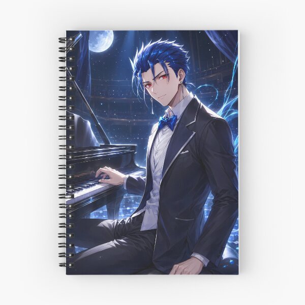 Item preview, Lancer Fate Stay Night Moonlit Piano Performance designed and sold by mildaclairmo.