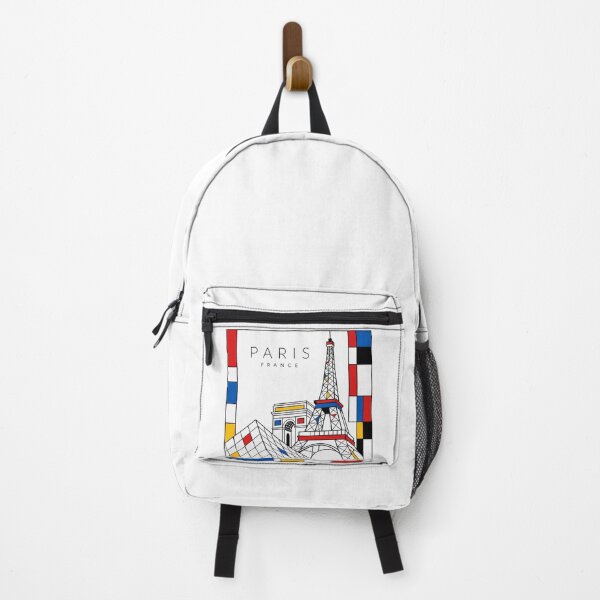 Item preview, Paris Mondrian style poster 3D designed and sold by CMYKStudio.